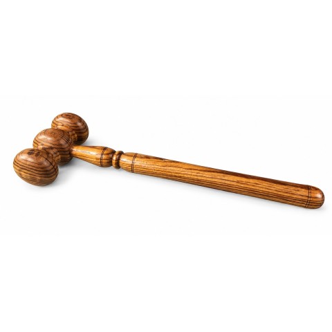 Grote houten klassieke voor zittershamer (Collectors-item)